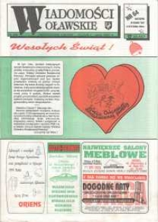 Wiadomości Oławskie, 1993, nr 25 (64)