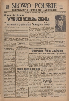 Słowo Polskie : bezpartyjny dziennik ziem zachodnich, 1947, nr 207 (263) [30.07]