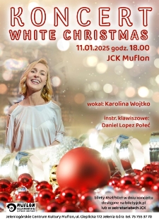 Koncert White Christmas - plakat [Dokument życia społecznego]