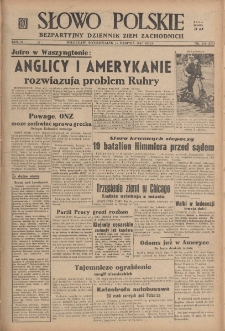 Słowo Polskie, 1947, nr 219 (275) [11.08]