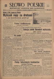 Słowo Polskie, 1947, nr 222 (278) [14.08]