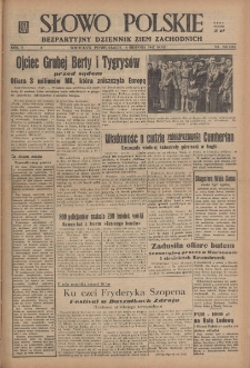 Słowo Polskie : bezpartyjny dziennik ziem zachodnich, 1947, nr 226 (282) [18.08]