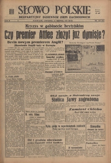 Słowo Polskie, 1947, nr 229 (285) [21.08]