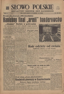 Słowo Polskie, 1947, nr 266 (321) [27.09]