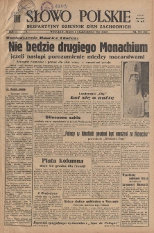 Słowo Polskie : bezpartyjny dziennik ziem zachodnich, 1947, nr 270 (325) [1.10]