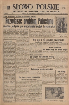 Słowo Polskie : bezpartyjny dziennik ziem zachodnich, 1947, nr 278 (333) [9.10]