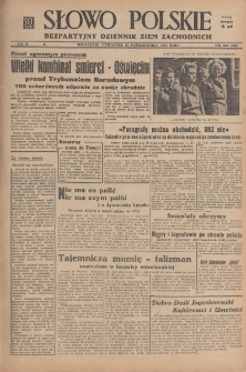 Słowo Polskie : bezpartyjny dziennik ziem zachodnich, 1947, nr 285 (340) [16.10]