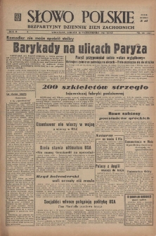 Słowo Polskie : bezpartyjny dziennik ziem zachodnich, 1947, nr 287 (342) [18.10]