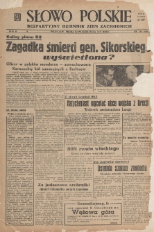 Słowo Polskie : bezpartyjny dziennik ziem zachodnich, 1947, nr 291 (346) [22.10]