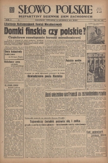Słowo Polskie : bezpartyjny dziennik ziem zachodnich, 1947, nr 312 (367) [13.11]