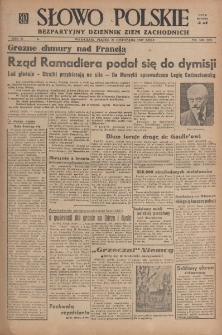 Słowo Polskie : bezpartyjny dziennik ziem zachodnich, 1947, nr 320 (375) [21.11]