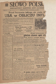 Słowo Polskie : bezpartyjny dziennik ziem zachodnich, 1947, nr 338 (393) [10.12]