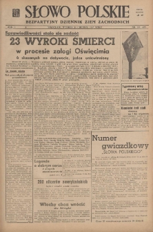Słowo Polskie : bezpartyjny dziennik ziem zachodnich, 1947, nr 351 (406) [23.12]