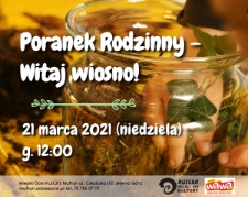 Poranek Rodzinny : witaj wiosno! - plakat [Dokument życia społecznego]