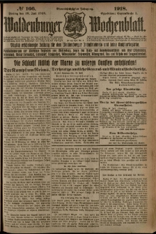 Waldenburger Wochenblatt, Jg. 64, 1918, nr 166