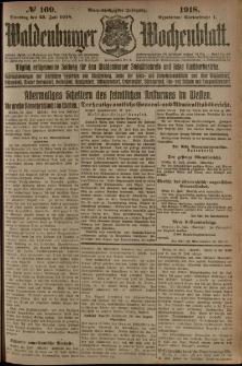 Waldenburger Wochenblatt, Jg. 64, 1918, nr 169