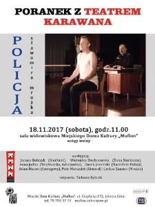 Poranek z Teatrem Karawana - plakat [Dokument życia społecznego]