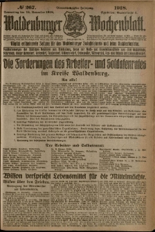 Waldenburger Wochenblatt, Jg. 64, 1918, nr 267