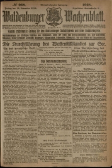 Waldenburger Wochenblatt, Jg. 64, 1918, nr 268