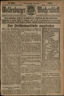 Waldenburger Wochenblatt, Jg. 64, 1918, nr 269