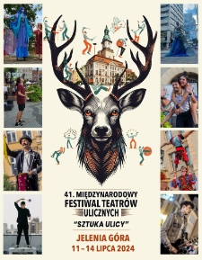 41. Międzynarodowy Festiwal Teatrów Ulicznych. "Sztuka ulicy" - plakat [Dokument życia społecznego]