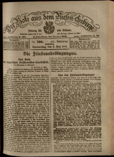 Der Bote aus dem Riesen-Gebirge : Zeitung für alle Stände, R. 107, 1919, nr 106