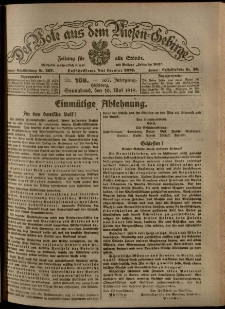 Der Bote aus dem Riesen-Gebirge : Zeitung für alle Stände, R. 107, 1919, nr 108