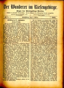 Der Wanderer im Riesengebirge, 1882, nr 7