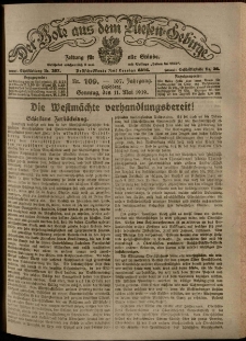 Der Bote aus dem Riesen-Gebirge : Zeitung für alle Stände, R. 107, 1919, nr 109