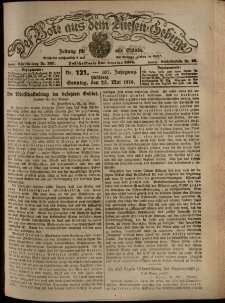 Der Bote aus dem Riesen-Gebirge : Zeitung für alle Stände, R. 107, 1919, nr 121