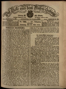 Der Bote aus dem Riesen-Gebirge : Zeitung für alle Stände, R. 107, 1919, nr 122
