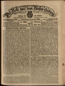 Der Bote aus dem Riesen-Gebirge : Zeitung für alle Stände, R. 107, 1919, nr 134