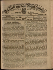 Der Bote aus dem Riesen-Gebirge : Zeitung für alle Stände, R. 107, 1919, nr 138