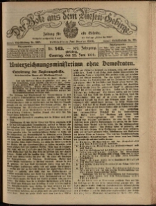 Der Bote aus dem Riesen-Gebirge : Zeitung für alle Stände, R. 107, 1919, nr 143