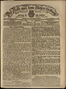 Der Bote aus dem Riesen-Gebirge : Zeitung für alle Stände, R. 107, 1919, nr 157