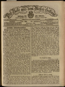 Der Bote aus dem Riesen-Gebirge : Zeitung für alle Stände, R. 107, 1919, nr 160