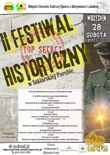 II Festiwal Historyczny w Szklarskiej Porębie - plakat [Dokument życia społecznego]