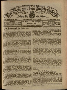 Der Bote aus dem Riesen-Gebirge : Zeitung für alle Stände, R. 107, 1919, nr 166