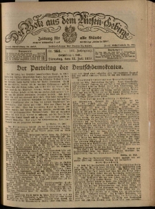 Der Bote aus dem Riesen-Gebirge : Zeitung für alle Stände, R. 107, 1919, nr 168