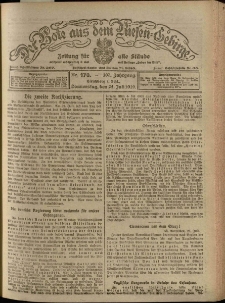 Der Bote aus dem Riesen-Gebirge : Zeitung für alle Stände, R. 107, 1919, nr 170