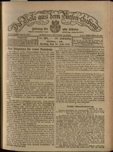 Der Bote aus dem Riesen-Gebirge : Zeitung für alle Stände, R. 107, 1919, nr 171