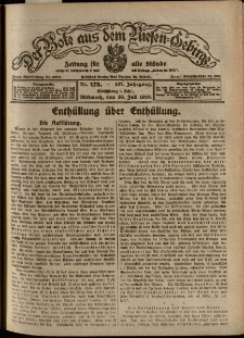 Der Bote aus dem Riesen-Gebirge : Zeitung für alle Stände, R. 107, 1919, nr 175