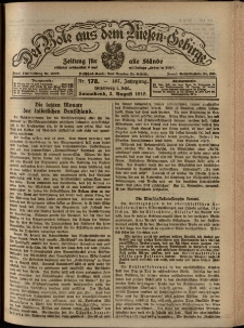 Der Bote aus dem Riesen-Gebirge : Zeitung für alle Stände, R. 107, 1919, nr 178