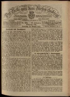 Der Bote aus dem Riesen-Gebirge : Zeitung für alle Stände, R. 107, 1919, nr 185