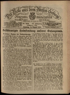 Der Bote aus dem Riesen-Gebirge : Zeitung für alle Stände, R. 107, 1919, nr 203