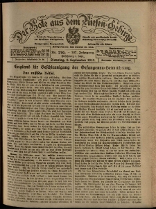 Der Bote aus dem Riesen-Gebirge : Zeitung für alle Stände, R. 107, 1919, nr 210