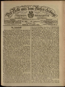 Der Bote aus dem Riesen-Gebirge : Zeitung f&uuml;r alle St&auml;nde, R. 107, 1919, nr 217