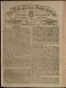 Der Bote aus dem Riesen-Gebirge : Zeitung für alle Stände, R. 107, 1919, nr 222