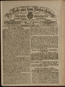 Der Bote aus dem Riesen-Gebirge : Zeitung für alle Stände, R. 107, 1919, nr 226