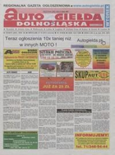 Auto Giełda Dolnośląska : regionalna gazeta ogłoszeniowa, 2015, nr 82 (2631) [27.10]